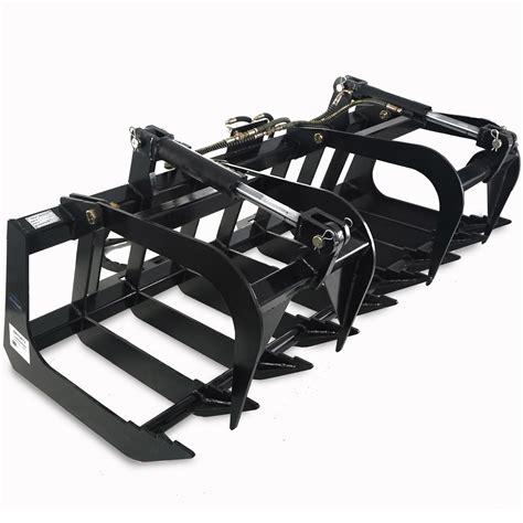 piggyback grappler for kubota skid steer|kubota rock grapple bucket.